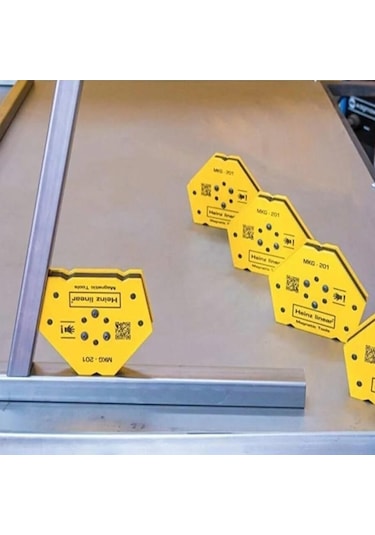 Heinz Linear Manyetik Kaynak Gönyesi 5 Açılı Mkg-201
