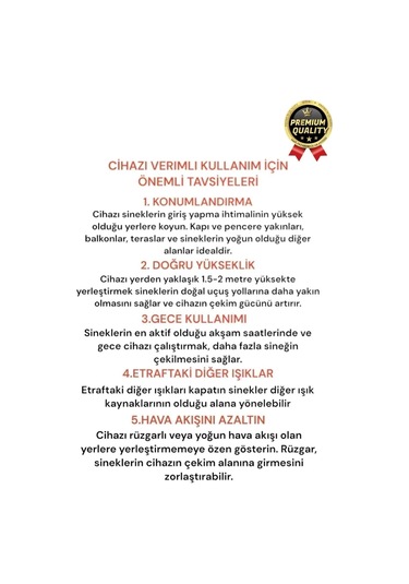 Çift Florasan Yüksek Güç Sessiz Zincir Askılı Sineksavar Elektrikli Uv Sivrisinek Öldürücü Kovucu