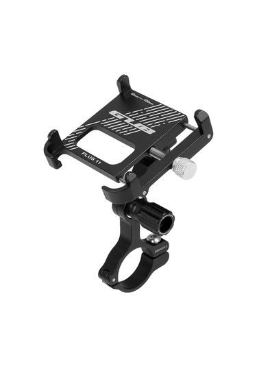 Gub-alüminyum Bisiklet Telefon Tutucu 360 Derece Dönen,y15106 Siyah