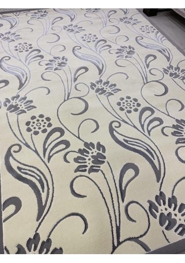 Saray Halı Vizyon 11348 Ws 150X230 Gri Krem 4 M2 Halı !