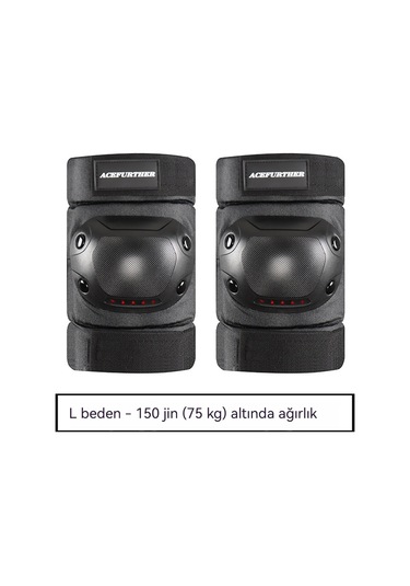 Motosiklet Dizlik Dirsek Pedleri Dört Parçalı Kılıf Siyah