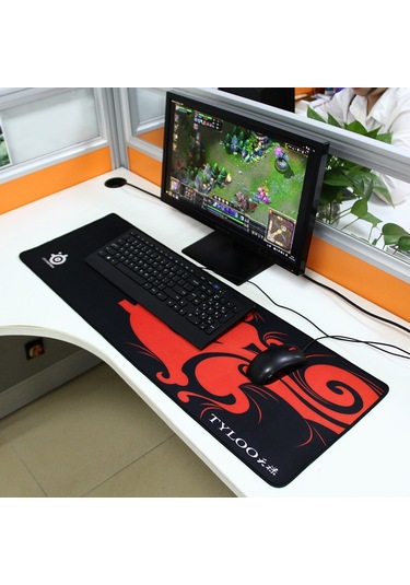 Genişletilmiş Büyük Dragon Mantis Oyun Ve Ofis Klavyeli Mouse Pad, Boyut: 90cm X 30cm