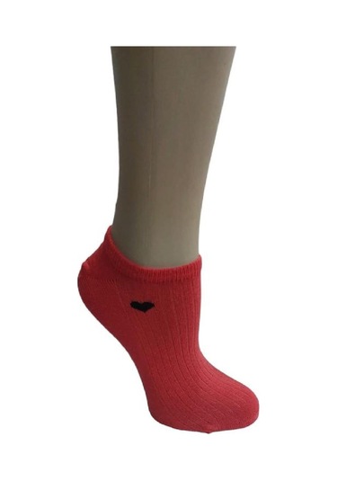 5'li Pamuklu Kadın Patik Çorap - Çok Renkli