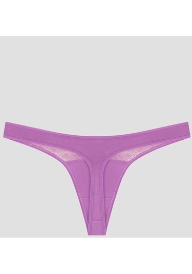 Joyful Spring Dantel Detaylı 3lü Tanga Külot Çok Renkli