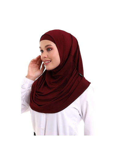 Ferraro Yetişkin Pratik Eşarp Bordo Renk