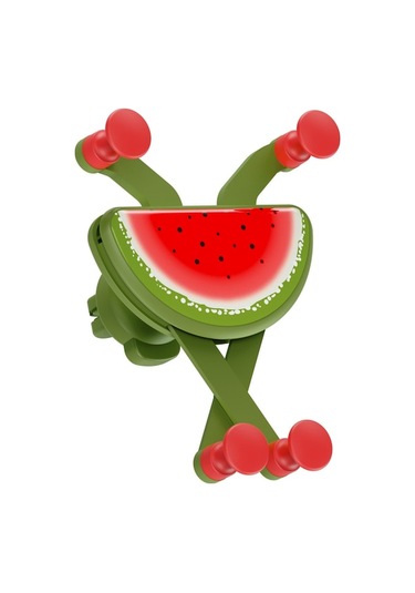 Yifomall Otomatik Kilitlenen Araç Telefon Tutucu - Çıkışlı, Yerçekimli, Kırmızı Kırmızı Kırmızı