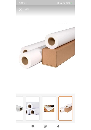 Nuba Sublimasyon Transfer Baskı Kağıdı 42 Gsm 162 CM 100 M Rulo
