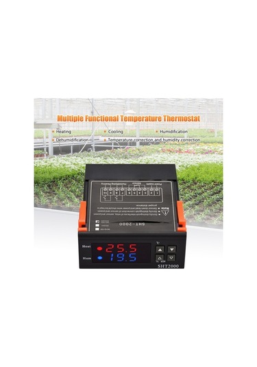 Ulzyvf Sht2000 Akıllı Termostat: Buzdolabı İçin 110-220v Isıtma/soğutma, Nem Ve Sıcaklık Düzeltme