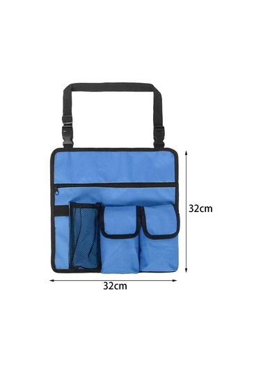 Dolıty Açık Plaj Sandalye Kol Yan Çantalar Organizatör Mavi Çok Renkli