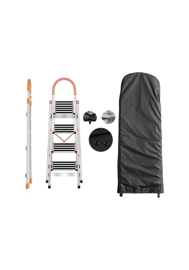 Homyl Katlanır Merdiven Kılıfı Taşınabilir Koruyucu Siyah