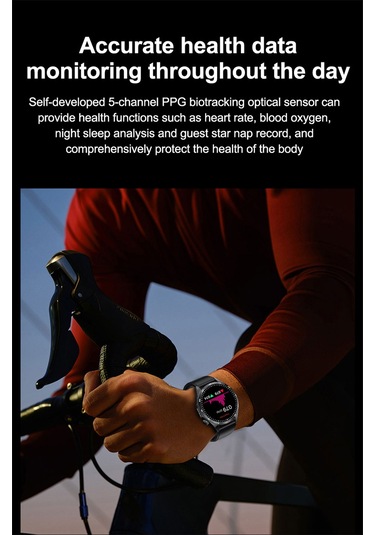 Springsun 360x360 Çözünürlük Bluetooth Konuşma Spor Sağlık Akıllı Saat (İthalatçı Garantili)