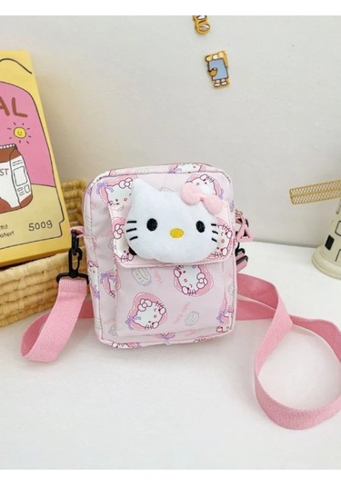 Barsello Hello Kitty Çapraz Askılı Kız Çantası 418885990 Pembe