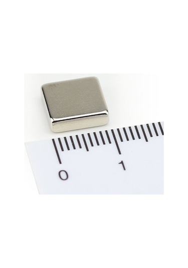 5 Adet 10mm X 10mm X 3mm Köşeli Süper Güçlü Neodyum Mıknatıs