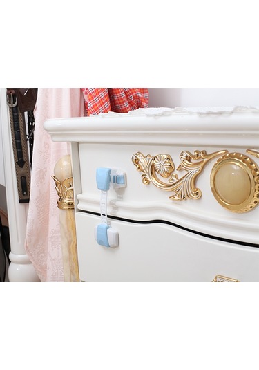 Dolap Çok Amaçlı Kilit - Mavi Çok Renkli