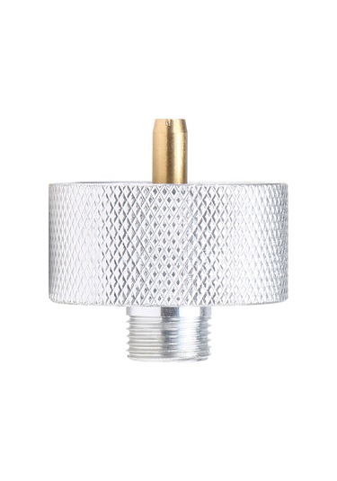 Youmex Kamp Ocağı Bağlantı Adaptörü: Propan Tankı İçin Dayanıklı Alüminyum Ve Bakır Yapı, 30x31mm, 22g Gri