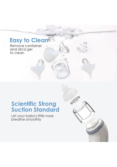 Suofeng Bebek Burun Aspiratörü - 3 Seviyeli Emiş, Lcd Ekranlı, Taşınabilir Ve Yeniden Kullanılabilir