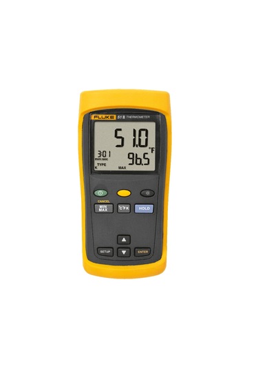 Fluke 54-ıı B Çift Girişli Dijital Termometre 60 Hz