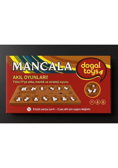 Ahşap Mancala Zeka Ve Strateji Oyunu