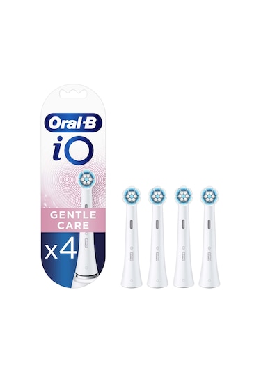 Oral-B iO Gentle Care Diş Fırçası Yedek Başlığı Beyaz 4'lü