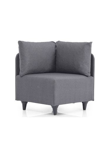 Kagu Corner Flavia Plus Köşe Takımı Koyu Gri