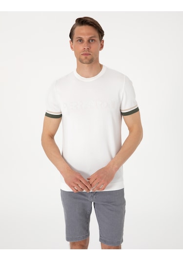 Pierre Cardin Erkek Ekru Kazak /triko 50306024-vr019 Ekru