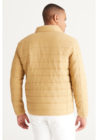 Ac&Co / Altınyıldız Classics Standart Fit Normal Kesim Dik Yaka Erkek Mont Sarı