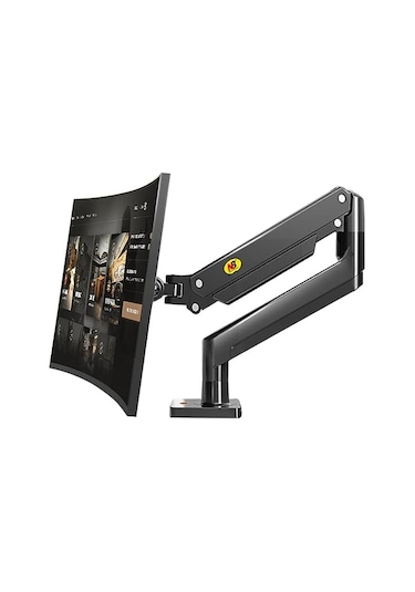 North Bayou Nb G45 Amartisörlü 27-40'' Curved Ekran Masaüstü Monitör Tutucu
