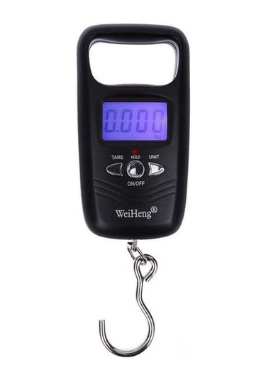 Suofeng 50kg Dijital Taşınabilir Lcd Elektronik Terazi - Bagaj, Balıkçılık, Kargo İçin Kanca Tipi Ağırlık Ölçer Pil Dahil Değil