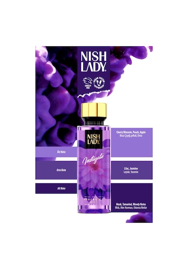Nishlady Instigate  Body Mist Vegan Vücut Spreyi 260 ML