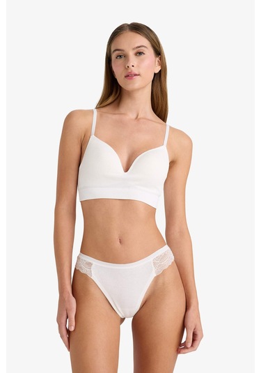 Defacto Dantel Detaylı Ribana 2li Brazilian Külot-fall İn Love F6603ax25hsgr93 Gri