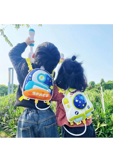 Sırt Çantalı Sırta Takılabilen Pompalı Su Tabancası 2000ml Kapasite - Mavi