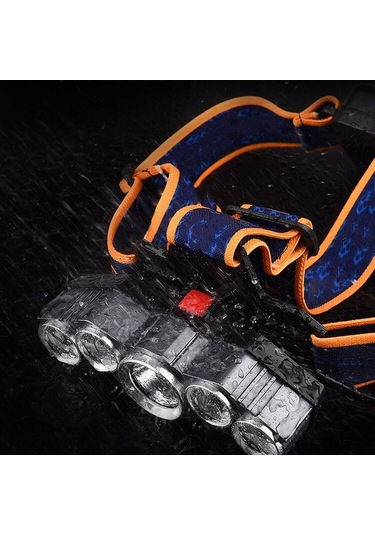 Aubyhe Usb Şarjlı 5 Led Fenerli Kepçe Işığı, 20000lm, Ipx6 Su Geçirmez, Alüminyum-abs, Manevra Eli Boşaltır Pil Yok Diğer