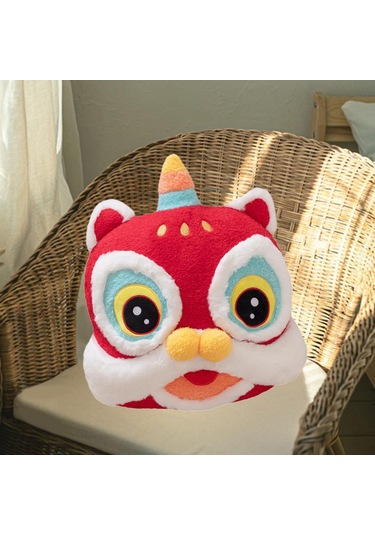 Suntek Ay Yılı Dekorasyonu Nimet Hatıra Güzel Dekor Çin Yeni Kırmızı Aslan Kafası