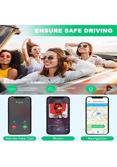 Novahub Bluetooth 5.0 Alıcı & Aux Adaptör: Araba & Ev Gürültü Önleyici Müzik Alıcısı, 16 Saat Pil, Kulaklık Uyumlu, Siyah/gümüş