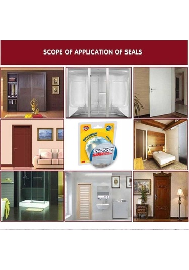 3M Boss Kapı Pencere Izolasyon Bandı Rüzgar Geçirmez Silikon Sızd (472009594)