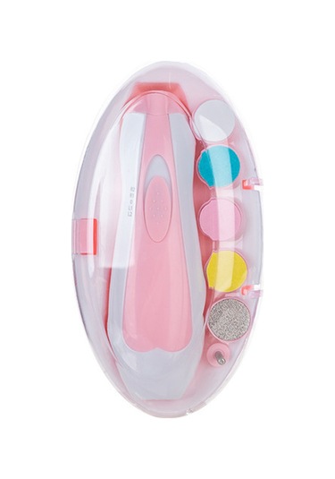 Dora Dobu Altı Bir Arada Bebek Elektrikli Tırnak Cilası, Yeni Doğan Tırnak Cilası Kesici, Pil İle Birlikte Gelir 6408 Mavi Pil Gönderildi