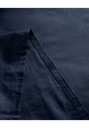 Manon King Size %100 Pamuk Ranforce Lastiksiz Çarşaf - Lacivert 8684427057612 Lacivert