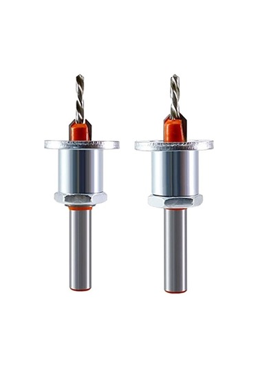 Wealthglow Derinlik Stoplu 2 Paket 8mm Metal Havşa, Ağaç Işleme, Plastik, Delme Için Metal Delme Ahşap Matkap Uçları Uçlar Yok D62sno