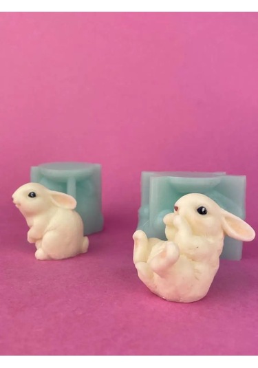 K3dp Pasha Çikolatası İçin Silikon Şekillendirme Kalıbı Tavşan No.2 168780804 Diğer