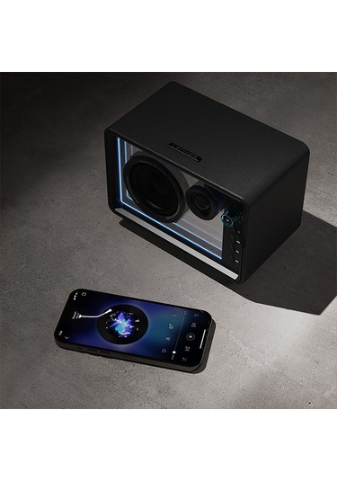 Lenyes S862 Su Geçirmez Mikrofonlu Çoklu Giriş Karaoke Bluetooth Hoparlör V5.3 120w Siyah