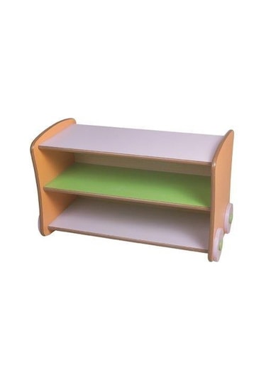 Oyuncak Dolabı (2 Raflı) Çok Renkli