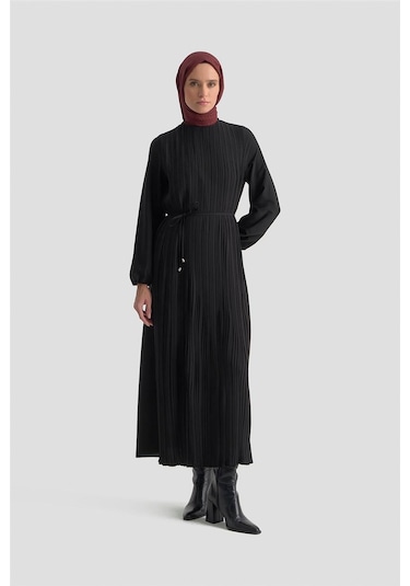 Armine Elbise Ortd9435-1 Siyah Siyah