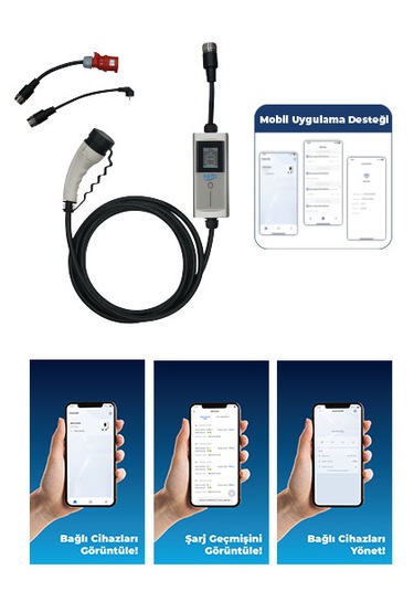 Himshims HCTK-22-G Elektrikli Araç Şarj Cihazı Gümüş