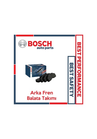 Toyota Corolla Uyumlu Auris Bosch Arka Fren Balata Takımı 2007 - 2019
