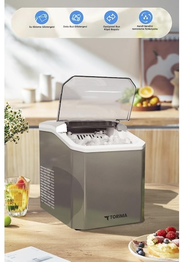 Torima YH16M Portatif Taşınabilir Hızlı Buz Yapma Makinesi