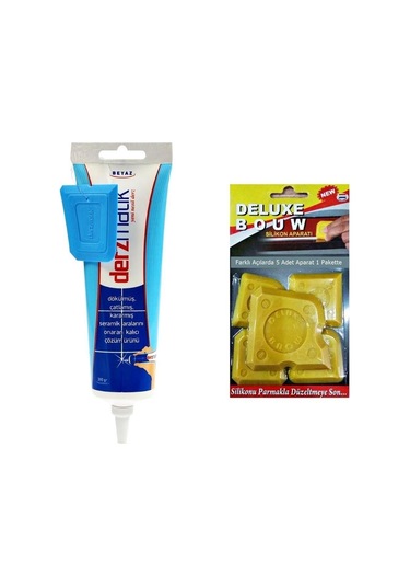 Hazır Derz Dolgu Beyaz + Silikon Derz Çekme Aparatı