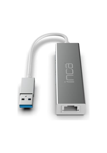 Inca Usb 4port Usb 3.0 Çoklayıcı Hub + Ethernet Rj45 Mulitiplexer - Iusb-03t