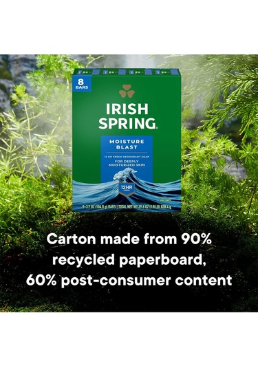 Irish Spring Moisture Blast Nemlendirici Banyo Sabunu 8li Paket Diğer