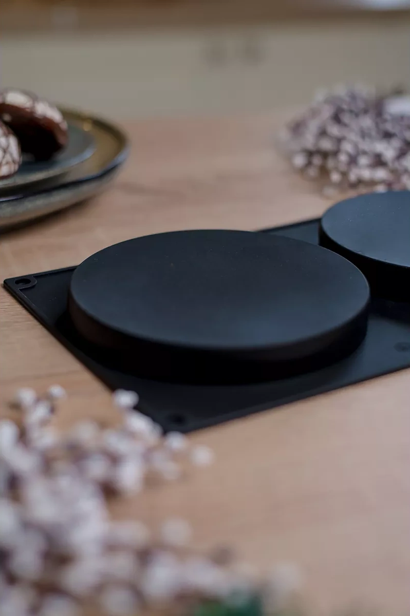 Vesna Krasna Yuvarlak Silikon Pişirme Kalıbı 155548254 Siyah