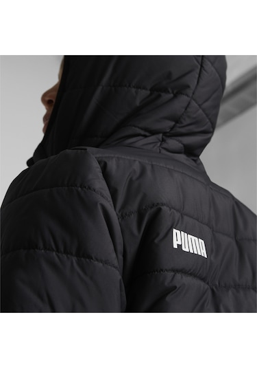 Puma Essentıals Genç Çocuk Şişme Montu Siyah